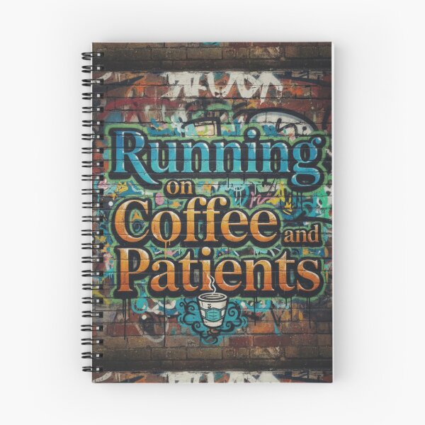 Item preview, Running on coffee and patients graphic design Humor Tee, brafdesign designed and sold by Brafdesign.