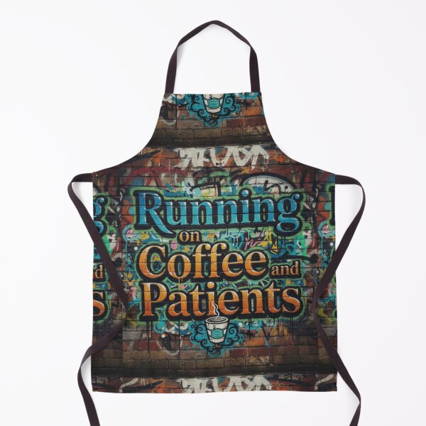 Item preview, Running on coffee and patients graphic design Humor Tee, brafdesign designed and sold by Brafdesign.