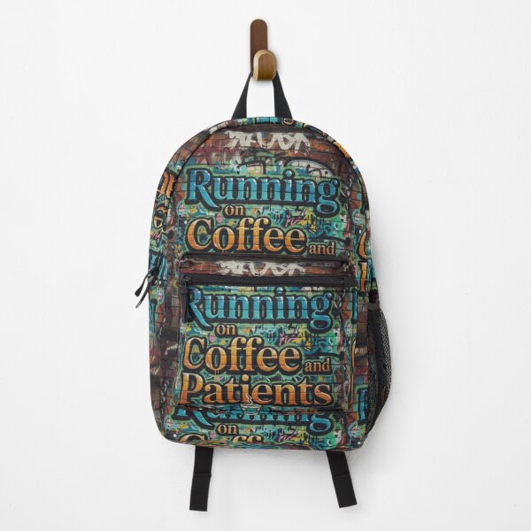 Item preview, Running on coffee and patients graphic design Humor Tee, brafdesign designed and sold by Brafdesign.