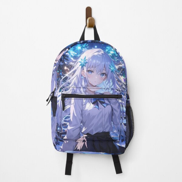 Item preview, Tobiichi Origami Date A Live Winter Snowflakes Blue Glow Serene School Look designed and sold by SuperTeamCanada.
