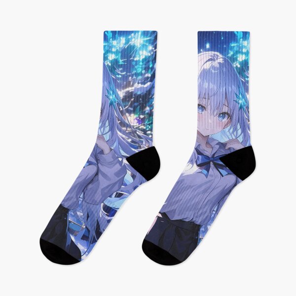 Item preview, Tobiichi Origami Date A Live Winter Snowflakes Blue Glow Serene School Look designed and sold by SuperTeamCanada.