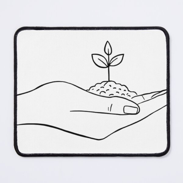 Item preview, “Plant a Better World Minimal Line Art Eco Friendly Nature T-Shirt” designed and sold by Ram910.