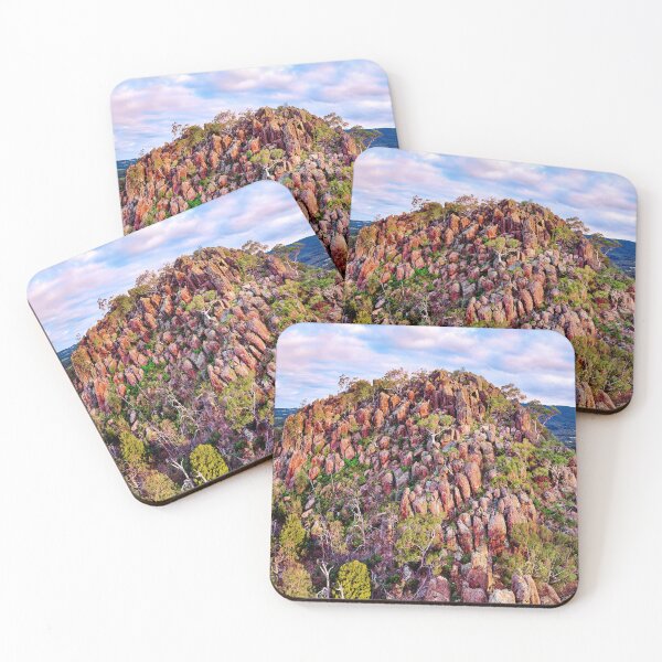 Item preview, Hanging Rock Formation - Newham Macedon Ranges Victoria - Sunset Glow designed and sold by Adam Gormley.
