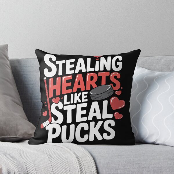 Item preview, Stealing Hearts Like I Steal Pucks Valentine's Day Hockey designed and sold by fferomananul.