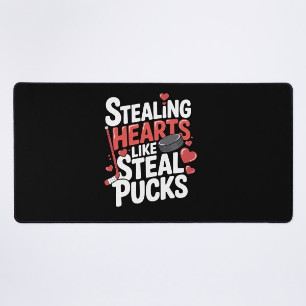 Item preview, Stealing Hearts Like I Steal Pucks Valentine's Day Hockey designed and sold by fferomananul.