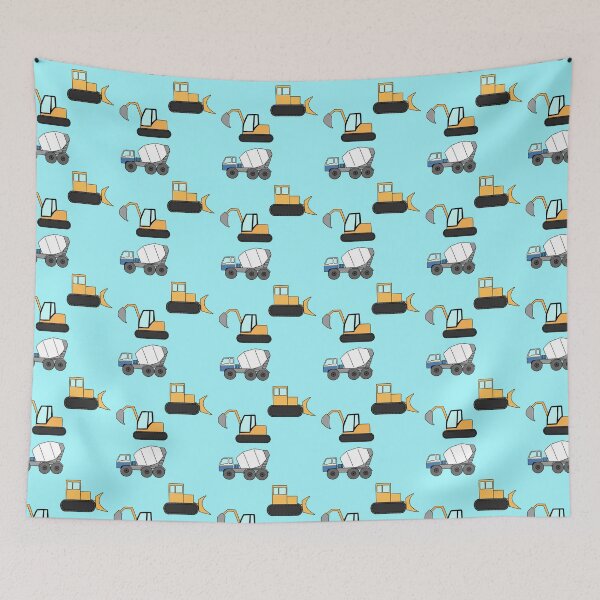 Item preview, Cute Construction Vehicles Set - Mixer, Bulldozer, Excavator designed and sold by ubborn.