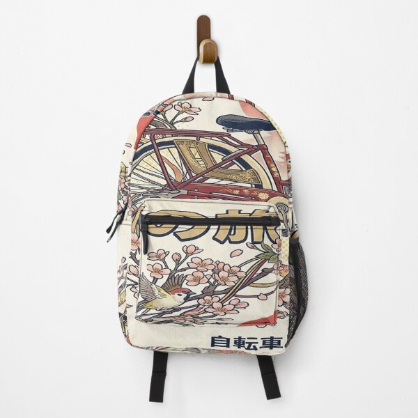 Item preview, Vintage Japanese Retro-Bicycle&Blossom designed and sold by DinsignStudio.