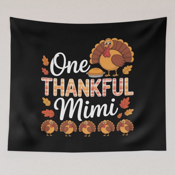 Item preview, One Thankful Mimi Thankgiving Day Grandma Family Lover designed and sold by PunkNation-Arts.