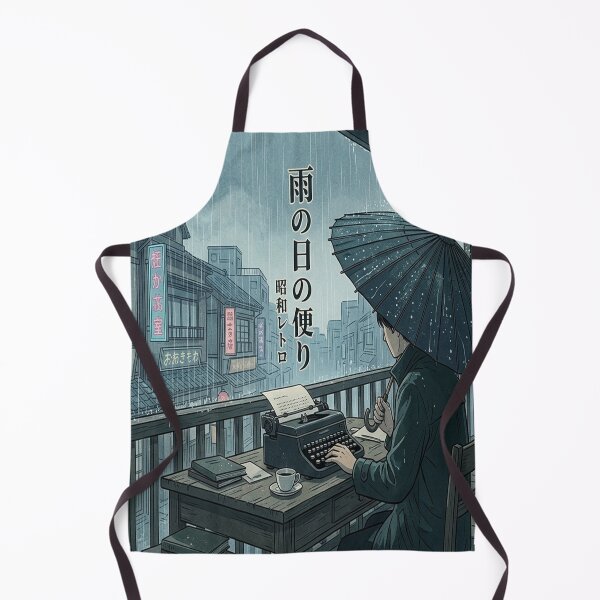 Item preview, Vintage Japanese Retro-TypewriterRain&Umbrella designed and sold by DinsignStudio.