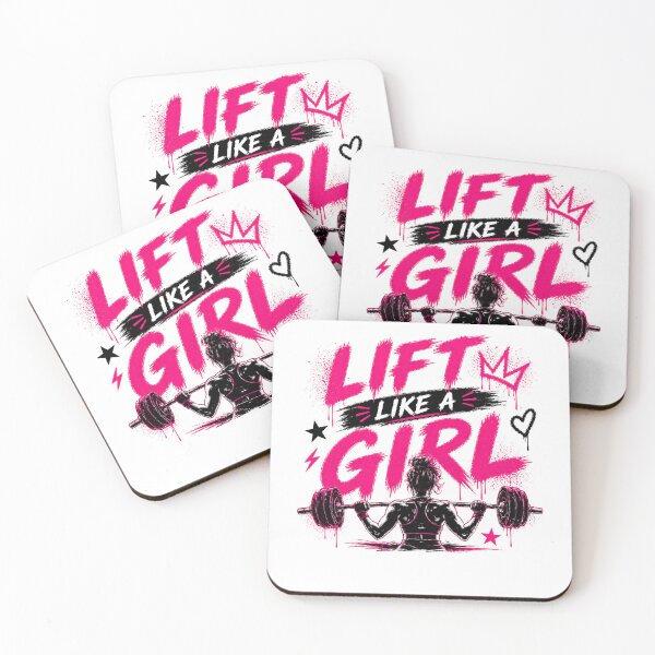 Item preview, Lift Like a Girl Gym Motivation Design designed and sold by StoryInCode.