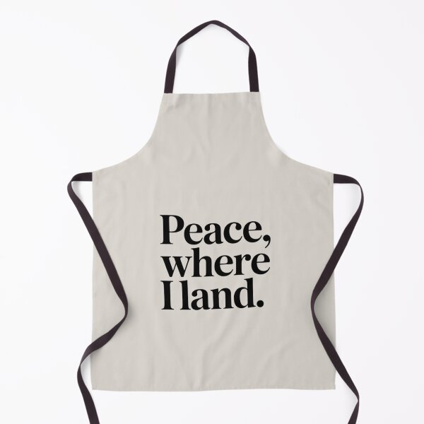 Item preview, Peace, Where I Land – Minimal Inner Peace & Grounding Quote Design designed and sold by Irene Catchmind.