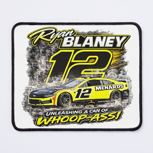Item preview, Ryan Blaney Whoop Ass designed and sold by TracksideTeesShop.