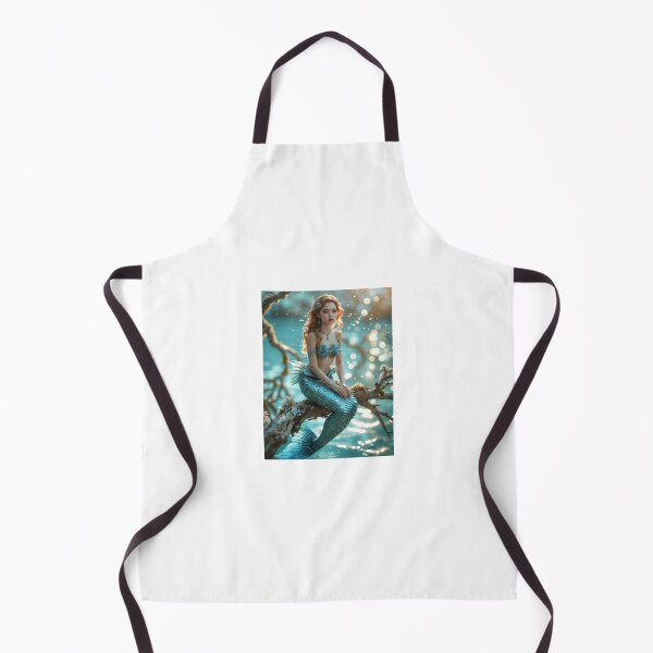 Item preview, Beautiful Mermaid Fantasy Portrait Art designed and sold by The Dreaming Brush.