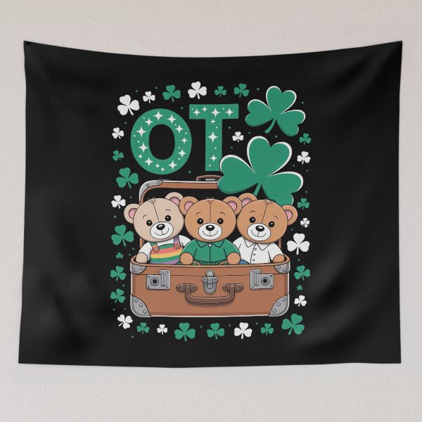 Item preview, Occupational Therapy OT Shamrocks St. Patrick's Day designed and sold by PunkNation-Arts.