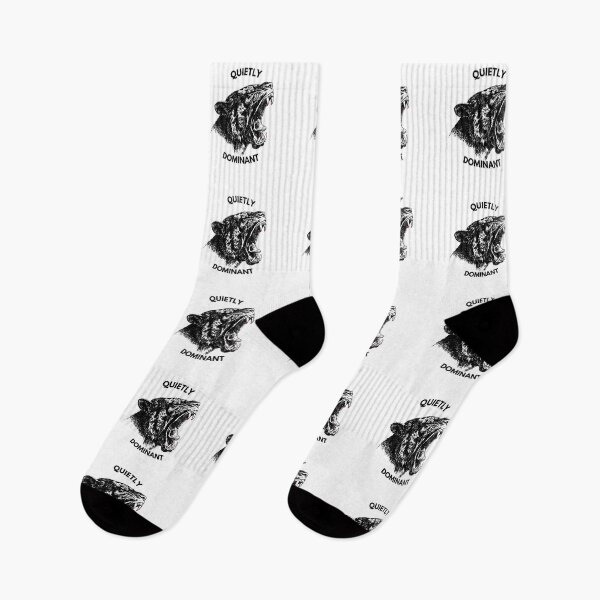 Item preview, Quietly Dominant Roaring Black Panther Sticker designed and sold by Plain Sight Prints-shop2050.