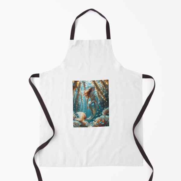 Item preview, Beautiful Mermaid Fantasy Portrait Art designed and sold by The Dreaming Brush.