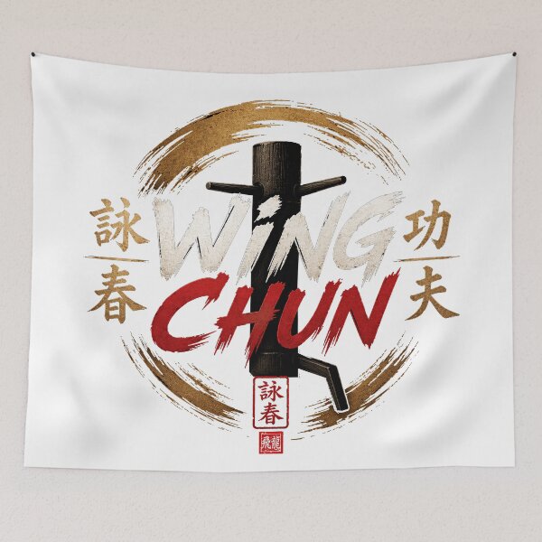 Item preview, Wing Chun Kung Fu – Wooden Dummy Training Discipline designed and sold by Fei Long Design Hub.