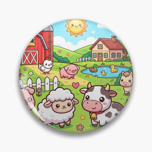 Item preview, Cute farm animals designed and sold by ArtfulSoules.