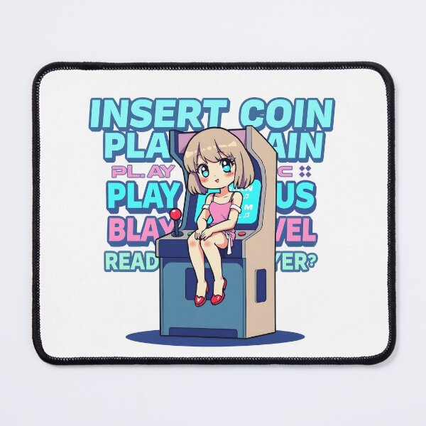Item preview, Insert Coin Cutie – Retro Pixel Gamer designed and sold by Dhenin Studio.