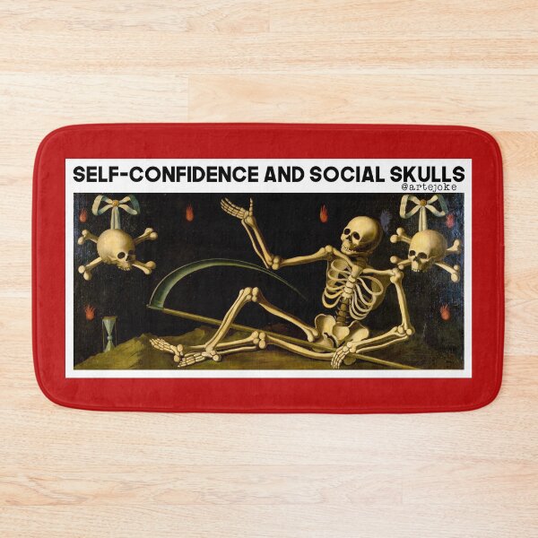 Item preview, Self confidence and social skulls  designed and sold by artejoke.
