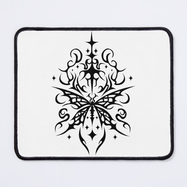 Item preview, Magic butterfly, tribal cybergoth sigilism designed and sold by Tribalgothss.