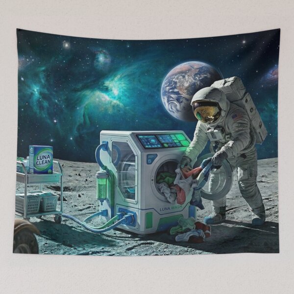 Item preview, Lunar Cleaning Service designed and sold by Archive Studio.