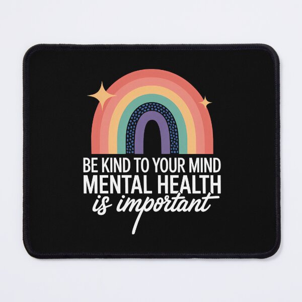 Item preview, Be Kind To Your Mind, Rainbow Mental Health Awareness designed and sold by PunkNation-Arts.