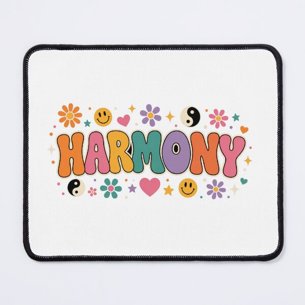 Item preview, Retro Harmony Hippie Flower Smiley Design designed and sold by Hoffmann-Shop.