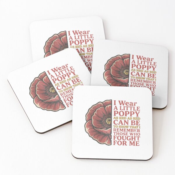 Item preview, Red Poppy Flower Veteran - Lest We Forget, Memorial Day  designed and sold by HyphThonia.
