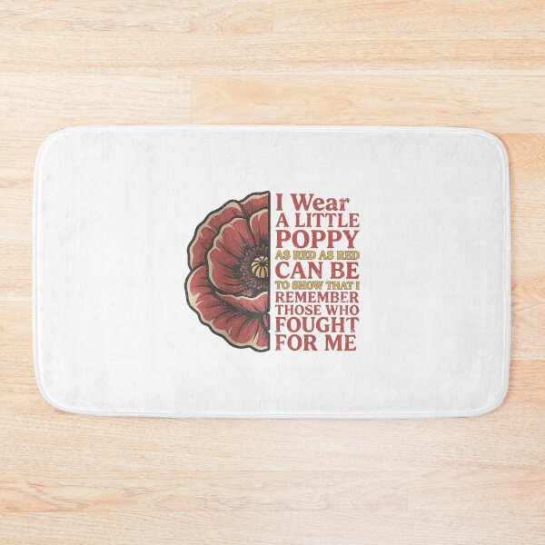 Item preview, Red Poppy Flower Veteran - Lest We Forget, Memorial Day  designed and sold by HyphThonia.