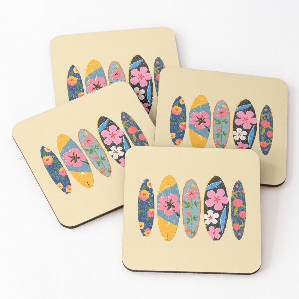 Item preview, Flower Surf Board Collection  designed and sold by LoopyPop.
