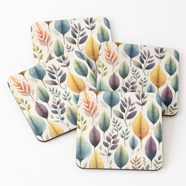 Item preview, Leaves Collection Pattern Seamless Design  designed and sold by Leylita Design.
