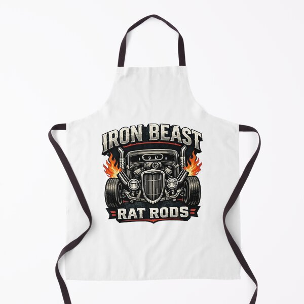 Item preview, Iron Beast Rat Rod Custom Hot Rod - Badass Vintage Automotive Art designed and sold by SasquatchTrail.