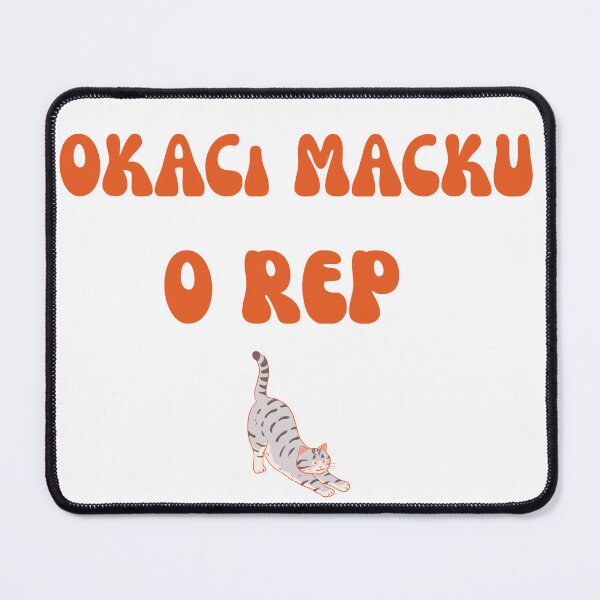 Item preview, Okaci macku o rep - Retro Balkan Saying designed and sold by Ziva26.