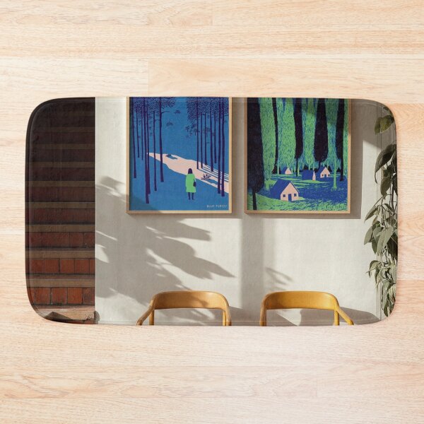 Item preview, Blue Village People Band Glow Calm Nights designed and sold by Ritahiking.