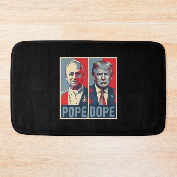 Item preview, The Pope vs. The Dope - Anti-Trump Anti-MAGA designed and sold by HyphThonia.