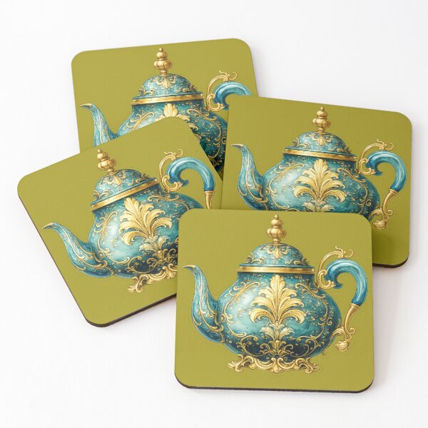 Item preview, Collectible decorative teapot sticker designed and sold by LiriosLand.