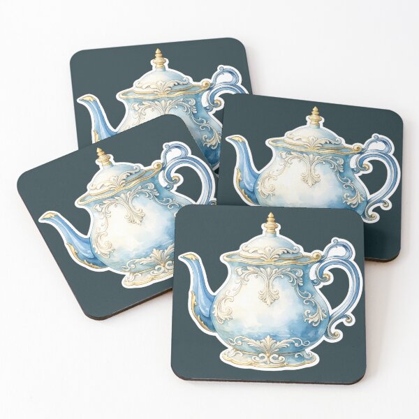 Item preview, Collectible decorative teapot sticker designed and sold by LiriosLand.
