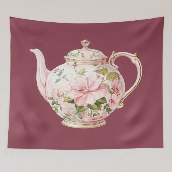 Item preview, Collectible decorative teapot sticker designed and sold by LiriosLand.