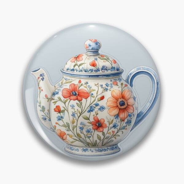 Item preview, Collectible decorative teapot sticker designed and sold by LiriosLand.