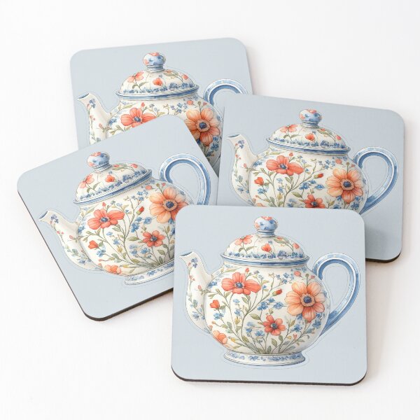 Item preview, Collectible decorative teapot sticker designed and sold by LiriosLand.