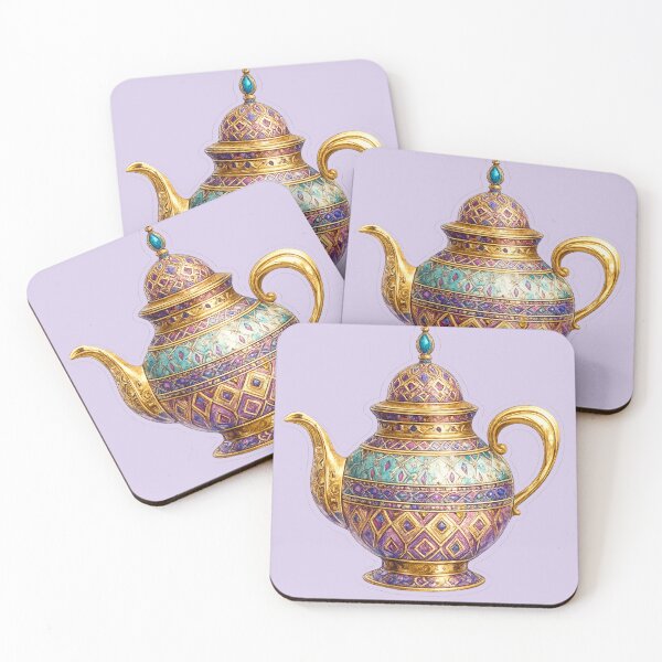 Item preview, Collectible decorative teapot sticker designed and sold by LiriosLand.