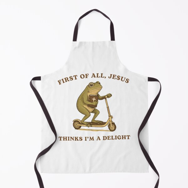Item preview, First of All Jesus Thinks I'm A Delight meme Frog designed and sold by Hedoraxe.