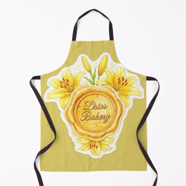 Item preview, Lilies Bakery official seal with flowers sticker. designed and sold by LiriosLand.