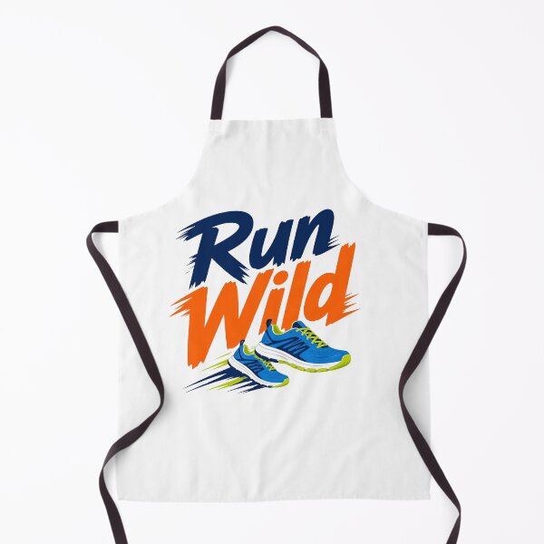 Item preview, Run Wild Running Shoes Bold Typography Runner Gift designed and sold by Old Tree Store .