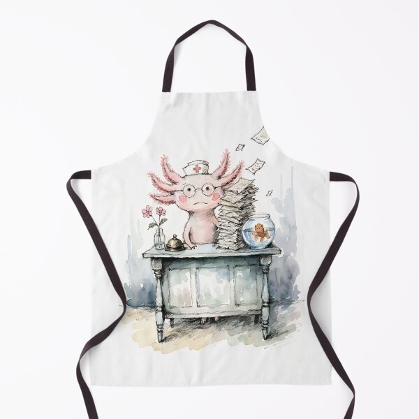 Item preview, Axolotl Nurse Reception Desk Funny Get Well Soon  designed and sold by BestUncommonTee.