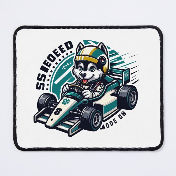 Item preview, Husky Racer Go Kart-Cute Speed Dog Cartoon Street Style designed and sold by carestazafeli.