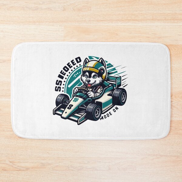 Item preview, Husky Racer Go Kart-Cute Speed Dog Cartoon Street Style designed and sold by carestazafeli.