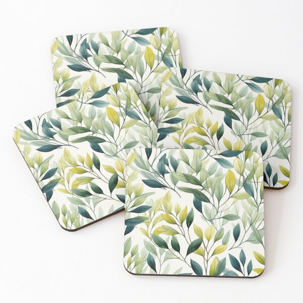 Item preview, Leaves Seamless Pattern Design designed and sold by Leylita Design.