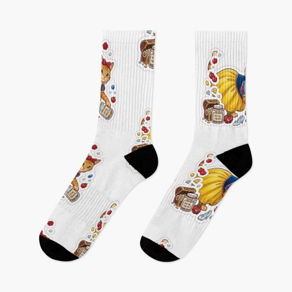 Item preview, Cute Snow White Ginger Cat Princess with Royal Treats Sticker designed and sold by Purely Art Shop.